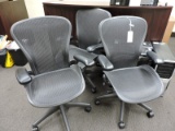 Lot of 3 HERMAN MILLER 3D01 Rolling Office Chairs