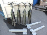 Lot of 4 - SUMNER Brand 2500 LB Floor Jacks - with Accessories