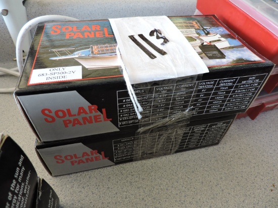 Pair of Solar Panels - Model 682 SP-120-3V -- New In Box
