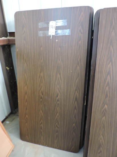 Lot of Five (5) Folding Tables - 60" Wide X 30" Deep X 29" Tall