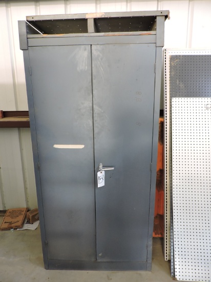 Gray Steel Storage Cabinet - 36" Wide X 76" Tall X 24" Deep