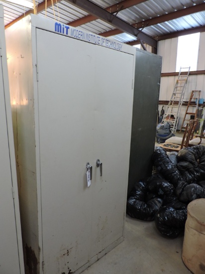 Beige Steel Storage Cabinet - 36" Wide X 72" Tall X 18" Deep