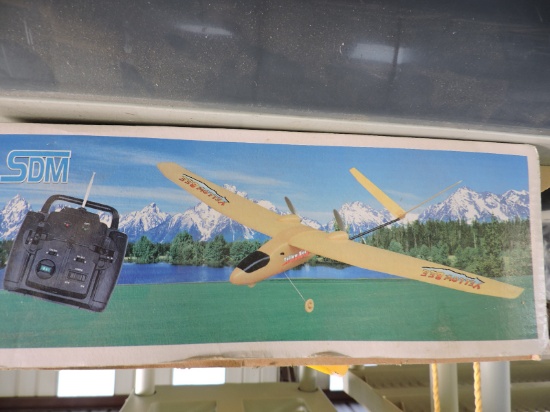 RC Airplane Kit - Partially Assembled - Needs Parts and Work