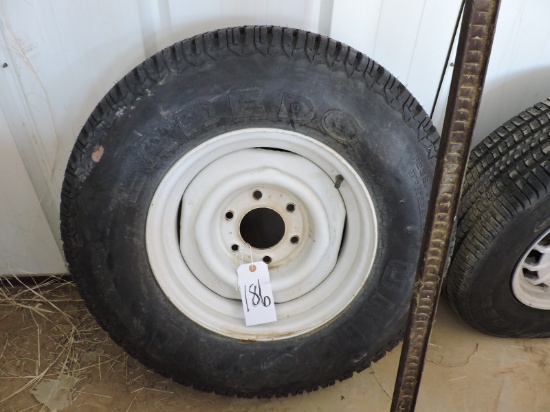 15" American Truck Rim with Tire - 235/75 R15