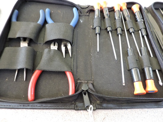 PITTSBURGH Brand Fine Electronics Tool Kit in Case
