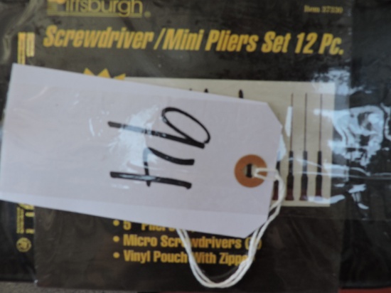 PITTSBURGH Brand Fine Electronics Tool Kit in Case - BRAND NEW IN PACKAGE
