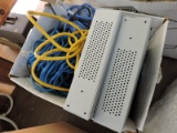 Misc. Box of Electrical Items, Cables, Etc….  --see photos