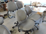 Lot of Four (4) Adjustable Height Office Chairs - from 22