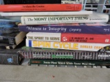 Lot of Various Books and Colored Pencils - see photo