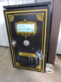 Mini Fridge - Made to look like an Old Fashioned Safe / Vault - 18.5