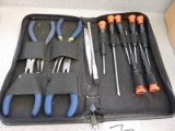 PITTSBURGH Brand Fine Electronics Tool Kit in Case