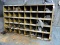 Steel Parts Bins with Contents - New Machine Grade Bolts, Etc….