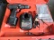 Snap-on Cordless Drill with Charger, Case and Battery