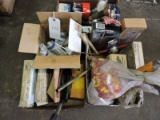 Lot of: Primer-less Adhesive, Welding Rods, Staple Hammer, Wire Nuts and more - See Photos