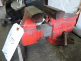 Red Bench Vise