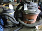 Pair of Shop Vacs - 1 Stanley / 1 Ridgid