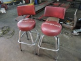 Pair of SNAP-ON TOOLS Branded Shop Stools