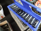 11-Piece Deep Drive Impact Socket Set - in Case - Standard / Metric