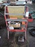 Autobody Rolling Supply Rack