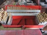 ALLTRADE - Large Metal Drill Bit Set in Steel Case - See Photo