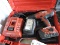 HILTI 18V SFH18-A DRILL - 2 Batteries, Charger Case