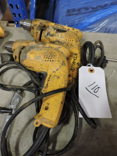Pair of DeWalt Drills / Screw Guns - Corded