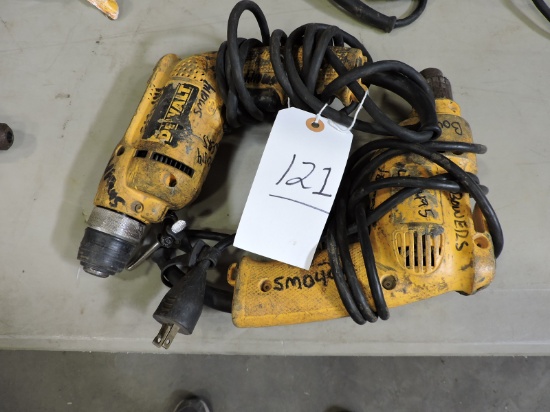 Pair of DeWalt Drills / Screw Guns - Corded