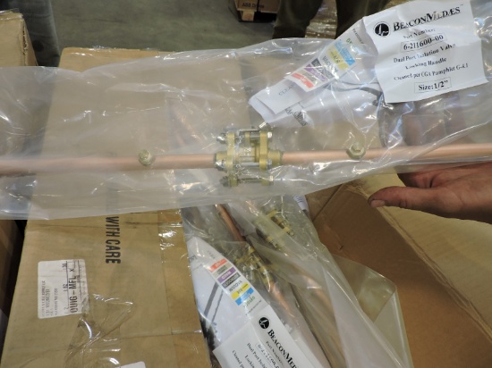 3 Cases of US VALVE Brand - Dual Port Isolation Valve - Approx. 30 to 40