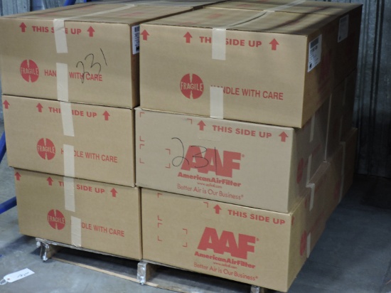 American Air Filter / Ridgid-Air Synthetic Media Filter / MERV 12 / MERV 15 -- 12 CASES - Mixed