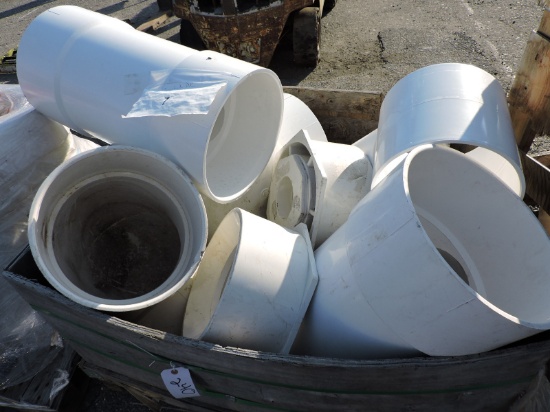 Assorted PVC - Fittings, Elbows - 12" -- see photos