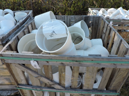 Assorted 10" PVC Elbows and Couplers