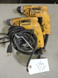 Pair of DeWalt Drills / Screw Guns - Corded