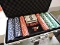 Portable Poker Set with Case -- See Photos