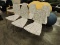 Lot of Six (6) Modern VILMAR Wooden Dining Chairs - Good Condition
