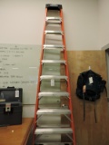 WERNER 10-Foot Fiberglass Step Ladder -- Like New