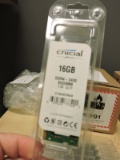 CRUCIAL Brand 16 Gig. Single DDR4 2400 MT/s RAM -- Lot of 11 - NEW