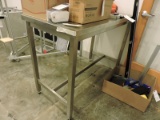 Tall Stainless Steel Work Table -- 47