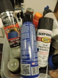 Assorted Lot of Spray Paint and Spray Adhesive -see photos