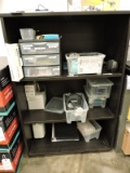 Three Level Shelf with All Office Contents