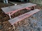 8-Foot Picnic Table with Attached Benches - Wood