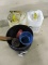 Lot of Funnels and Cleaning Supplies
