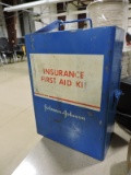 Vintage First Aid Kit - Johnson & Johnson - Steel Case