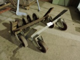 Lot of 8 Industrial Casters - See Photos