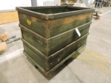 Vintage Wooden Warehouse Cart - Rolling - by MONARCH