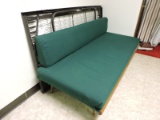 Mid-Century Modern Couch / Daybed -- plus Steel Cot Frame