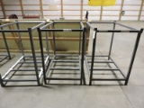 Lot of 7 Custom Welded Racks - Stackable - Heavy Duty