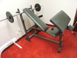 Weight Bench - BodySmith by Parabody with Accessories and Weights Shown