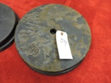 Set of Two 50LB Weight Plates