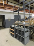 Steel Workshop Shelf and Bins -- 36