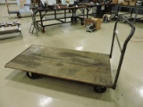Vintage Warehouse Cart -- Steel and Wood